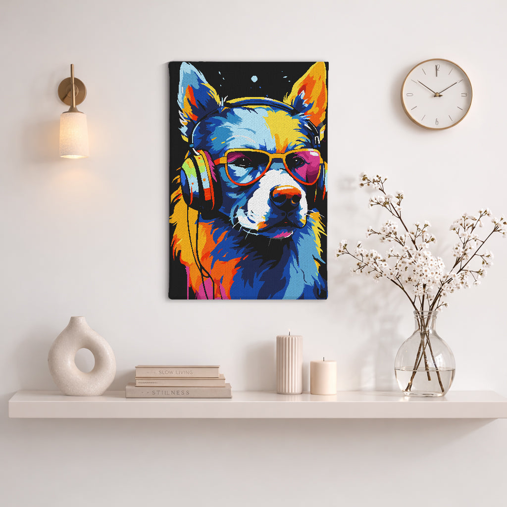 Master DJ Dog - Paint By Numbers Kit