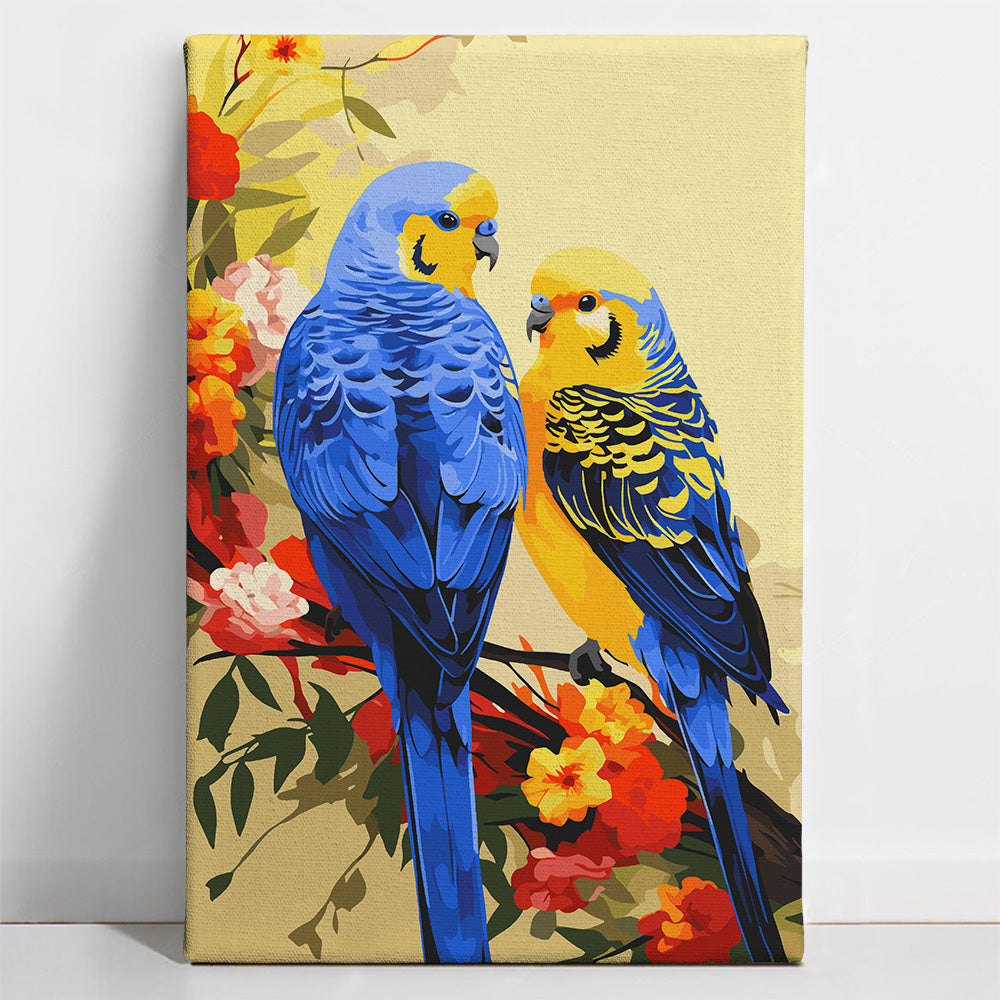 Blooming Branch Birdies - Paint By Numbers Kit