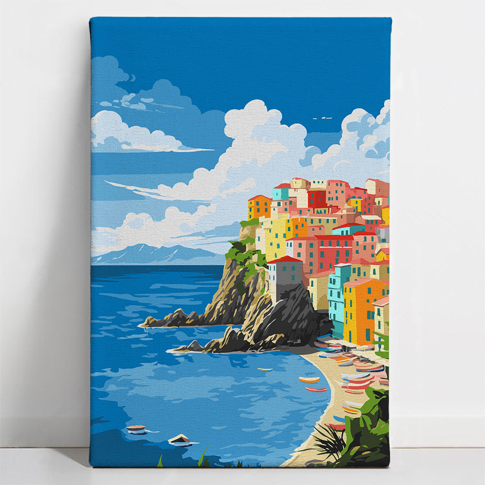 Amalfi Coast of Italy - Paint By Numbers Kit