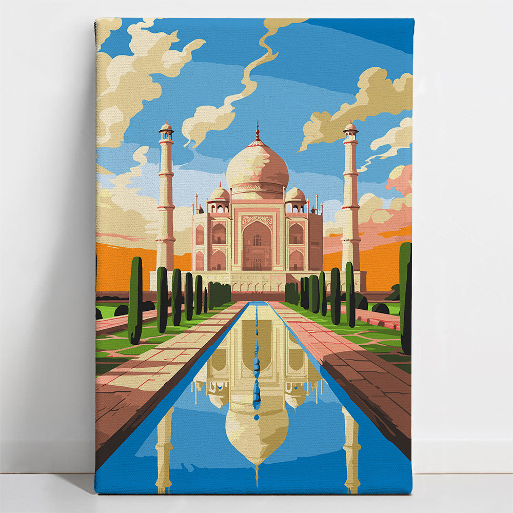 Taj Mahal - Paint By Numbers Kit