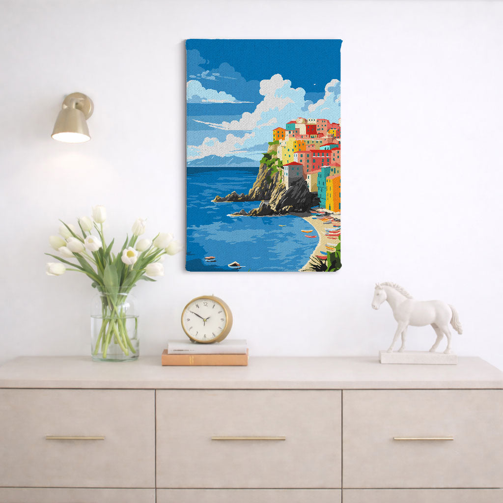 Amalfi Coast of Italy - Paint By Numbers Kit