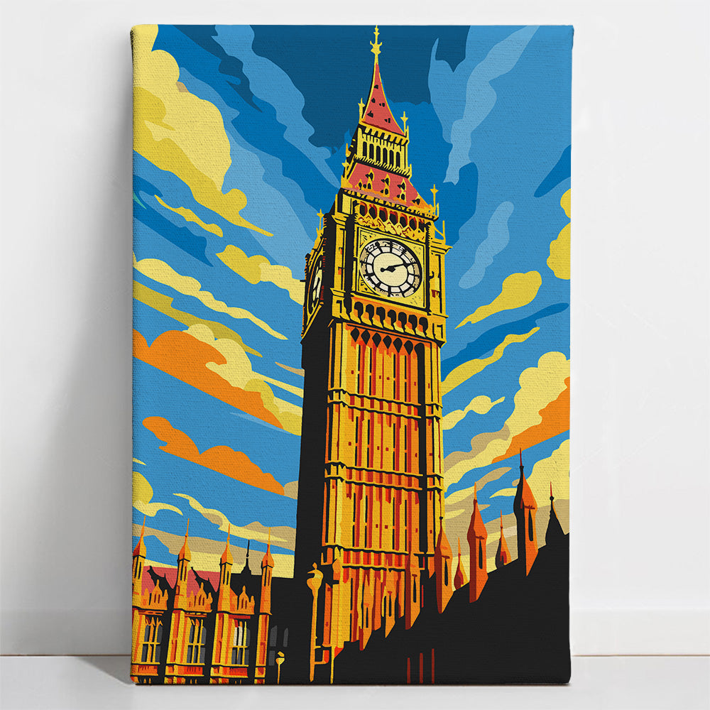 Big Ben Golden Hour - Paint By Numbers Kit