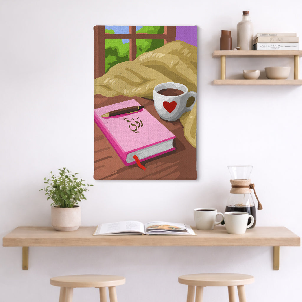 Slow Down | رَوّقي  - Point à la Lynn Exclusive Collection Paint By Numbers Kit