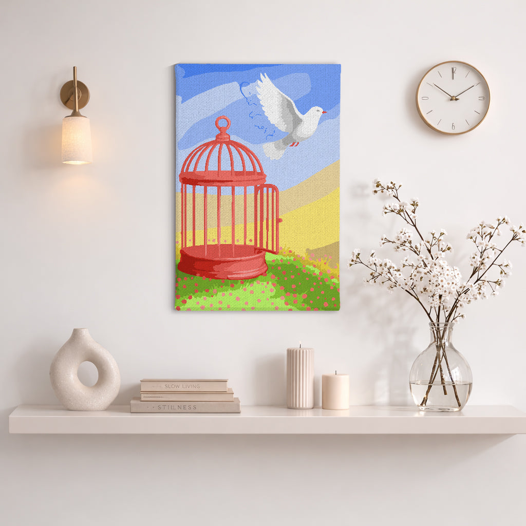 I Am No Longer Who I Was | لم أعد كما كنت - Point à la Lynn Exclusive Collection Paint By Numbers Kit