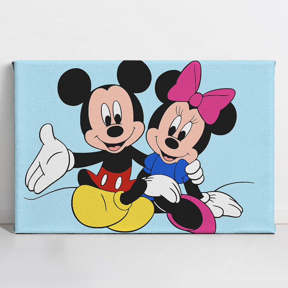 Mickey and Minnie - Kids Paint By Numbers Kit