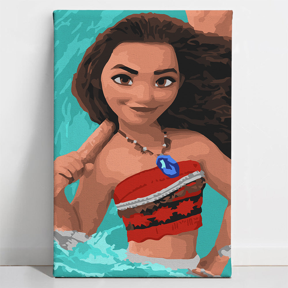 Moana - Kids Paint By Numbers Kit