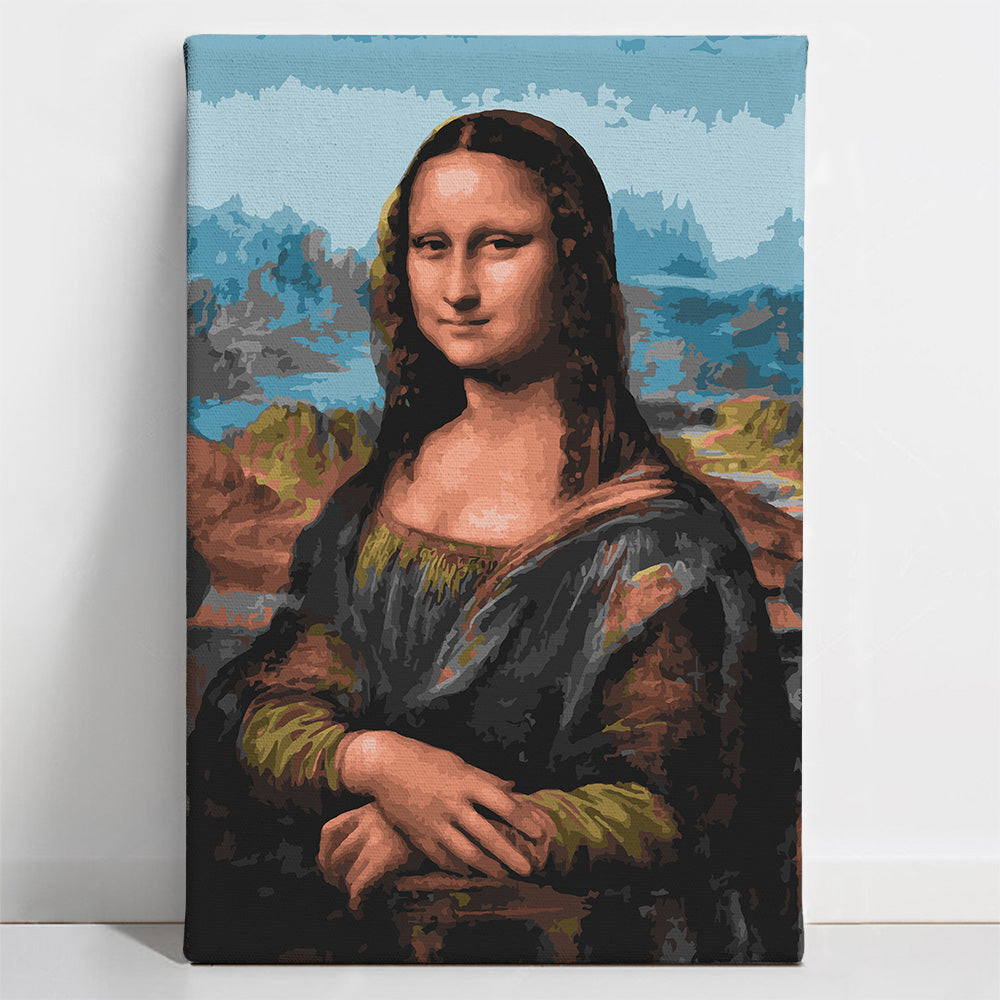 The Monalisa by Leonardo Da Vinci - Paint By Numbers Kit