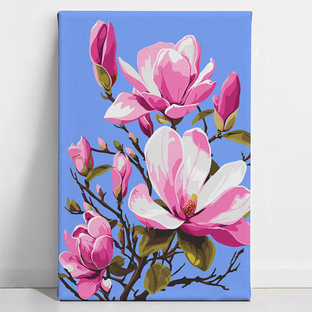 Blooming Tree Branch - Paint By Numbers Kit