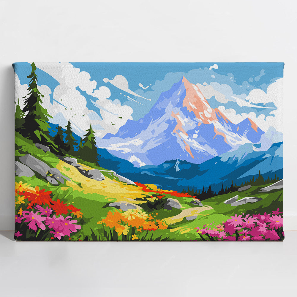 Alpine Masterpiece - Paint By Numbers Kit