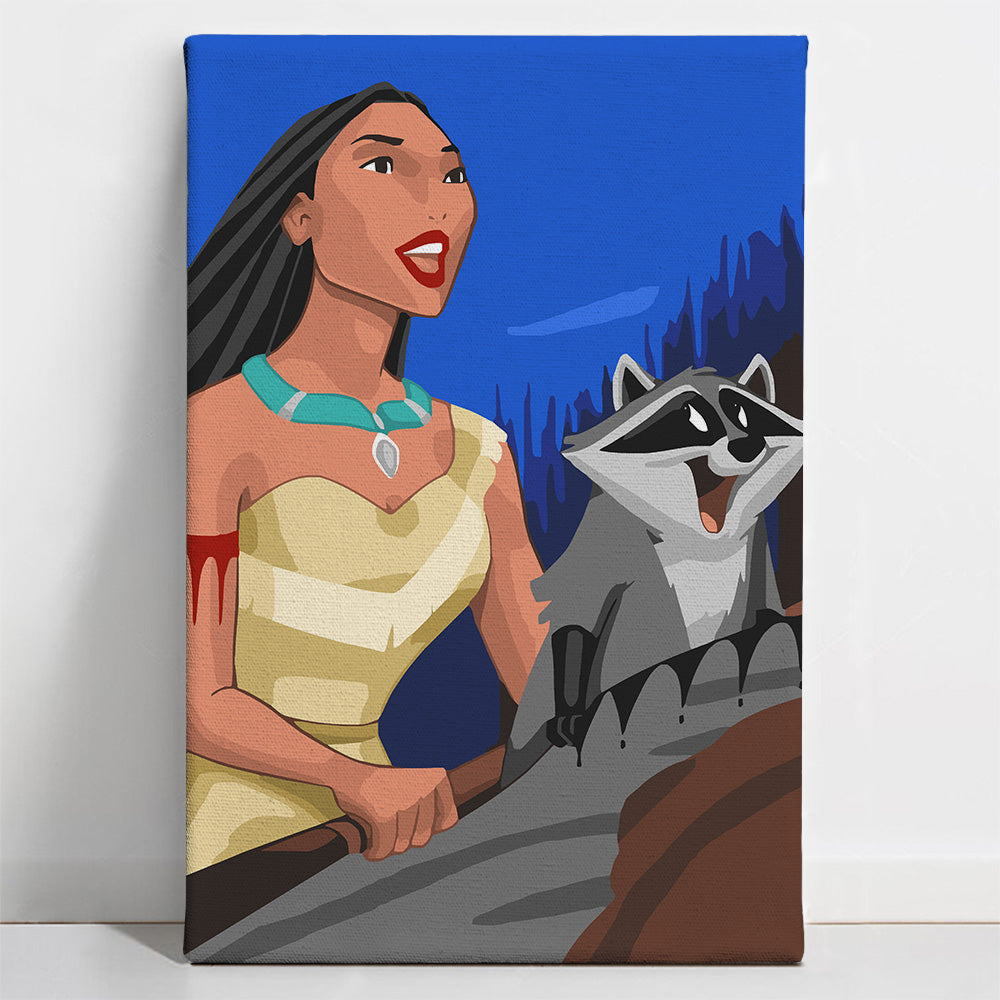 Pocahontas - Kids Paint By Numbers Kit