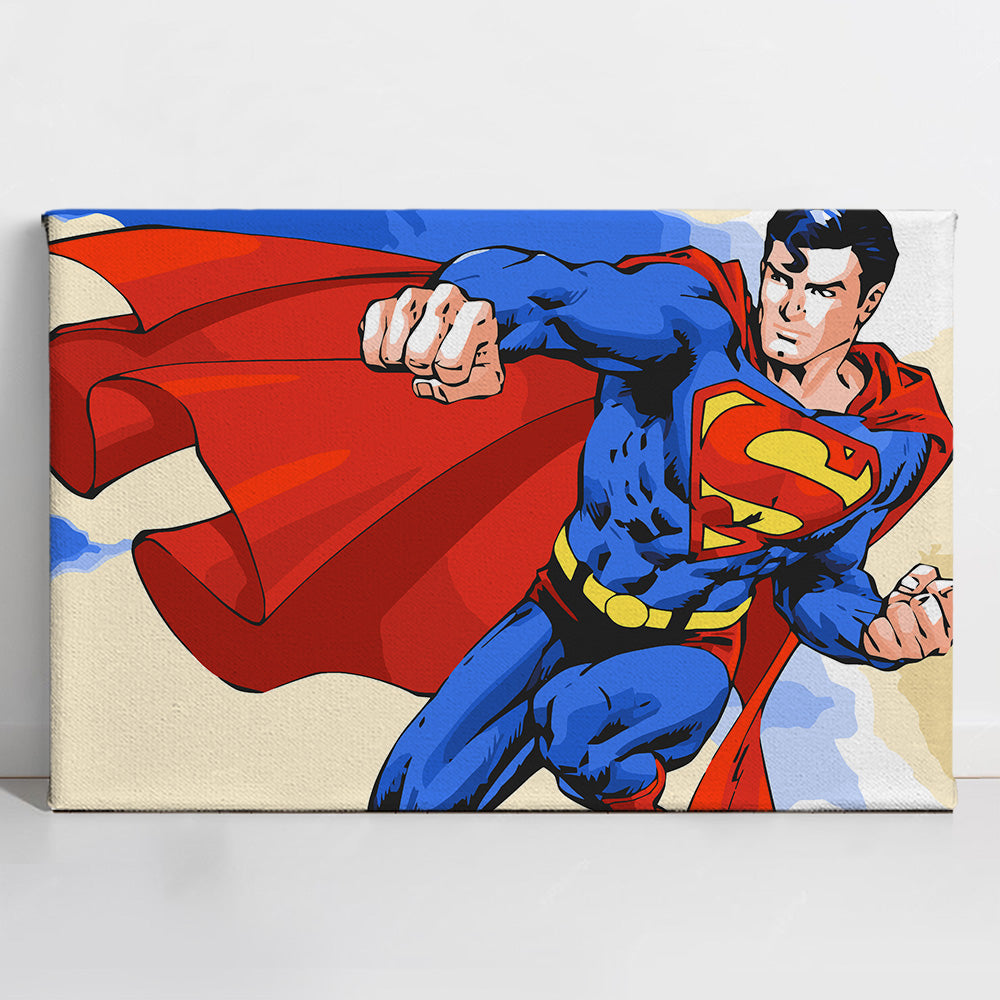 Superman - Kids Paint By Numbers Kit