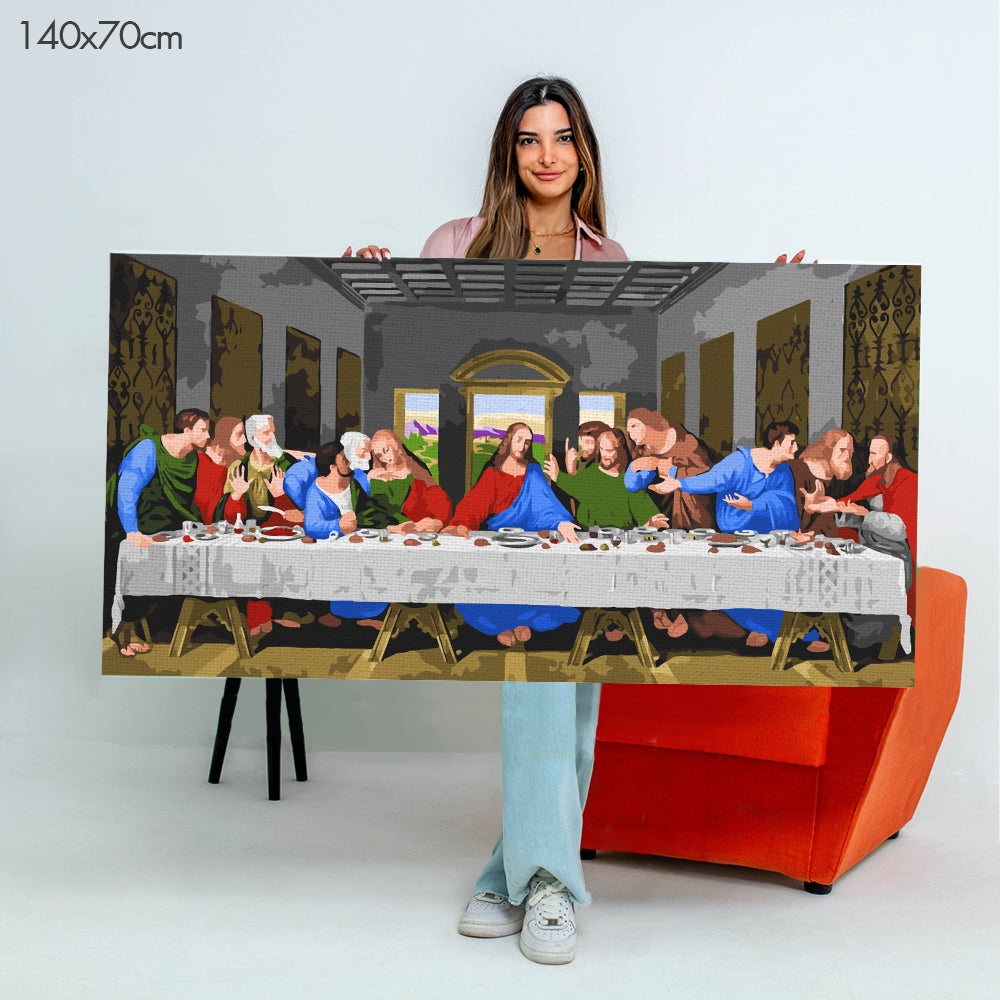 The Last Supper by by Leonardo Da Vinci  - Paint By Numbers Kit