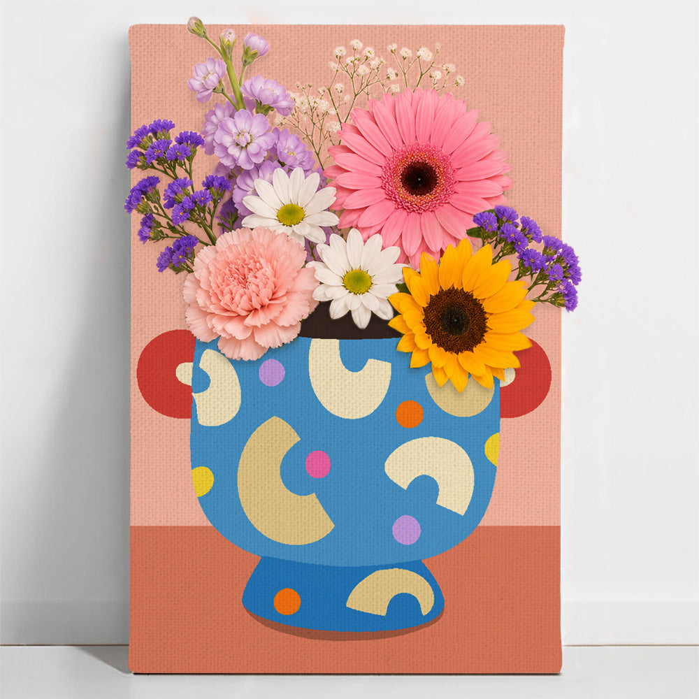 Luna Vase | Bloom Collection - Paint By Numbers Kit