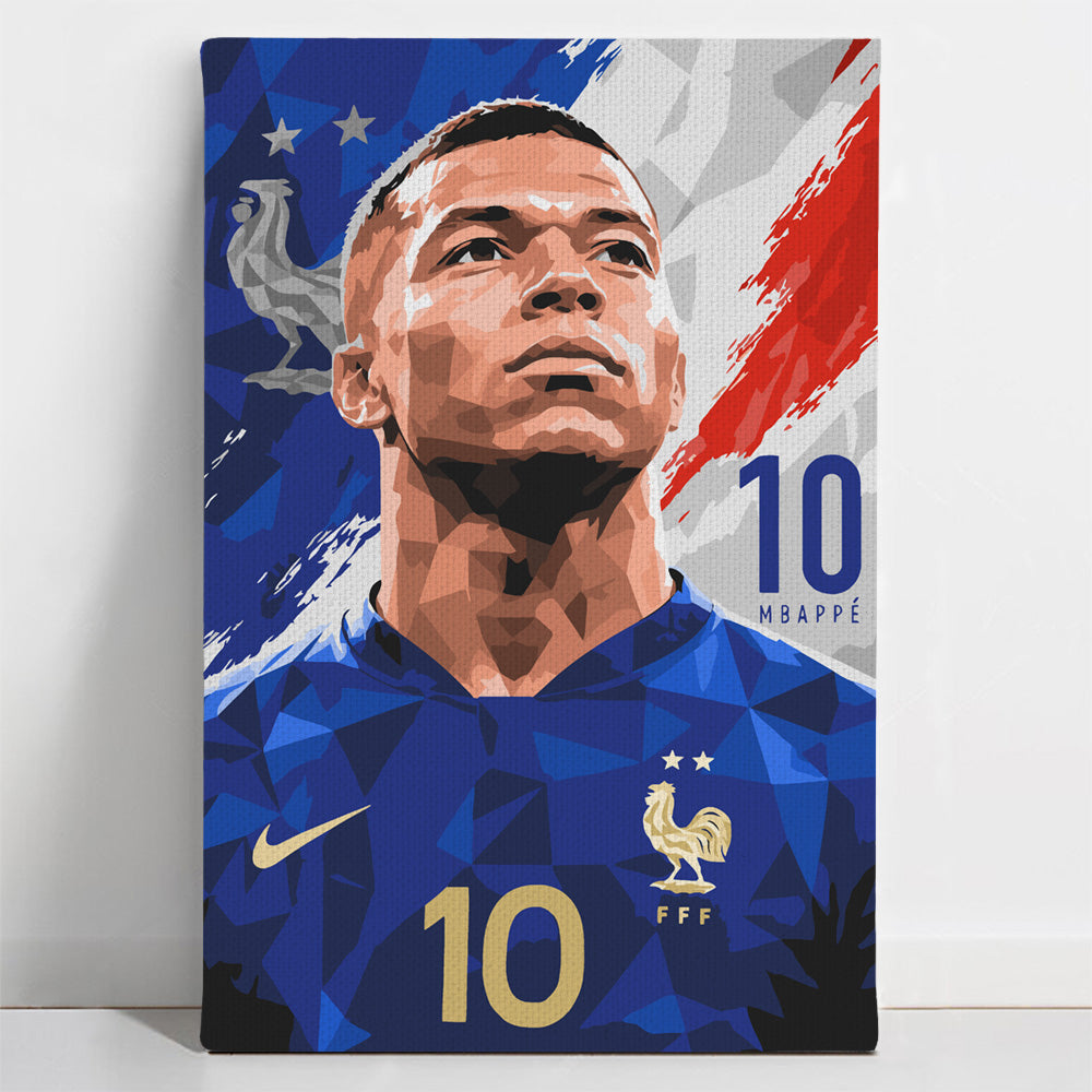 Kylian Mbappé - Paint by Numbers Kit
